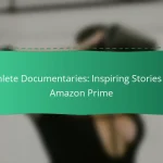 Athlete Documentaries: Inspiring Stories on Amazon Prime