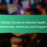 Athlete Stories on Mental Health: Awareness, Advocacy and Support