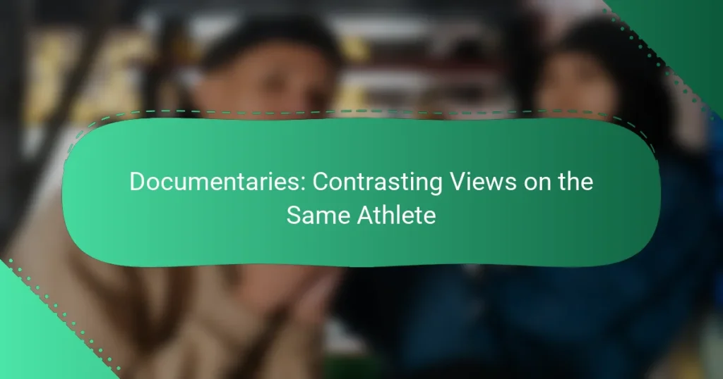Documentaries: Contrasting Views on the Same Athlete