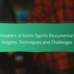 Filmmakers of Iconic Sports Documentaries: Insights, Techniques and Challenges