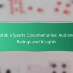 Notable Sports Documentaries: Audience Ratings and Insights