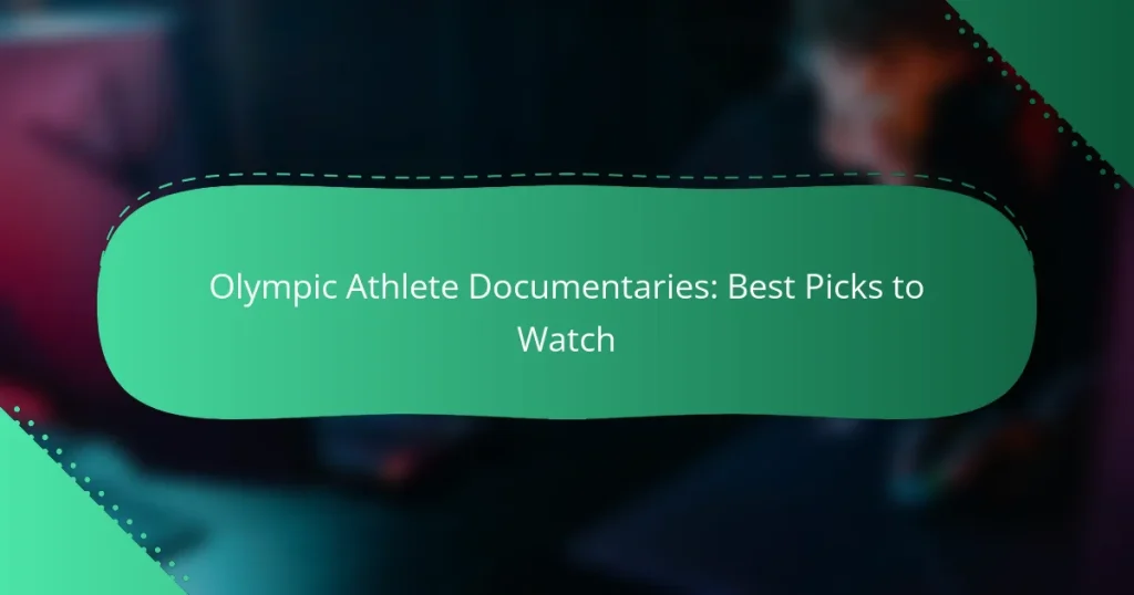 Olympic Athlete Documentaries: Best Picks to Watch