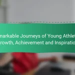 Remarkable Journeys of Young Athletes: Growth, Achievement and Inspiration