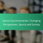 Sports Documentaries: Changing Perspectives, Sports and Society