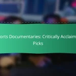 Sports Documentaries: Critically Acclaimed Picks