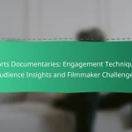 Sports Documentaries: Engagement Techniques, Audience Insights and Filmmaker Challenges