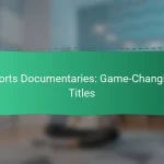 Sports Documentaries: Game-Changing Titles