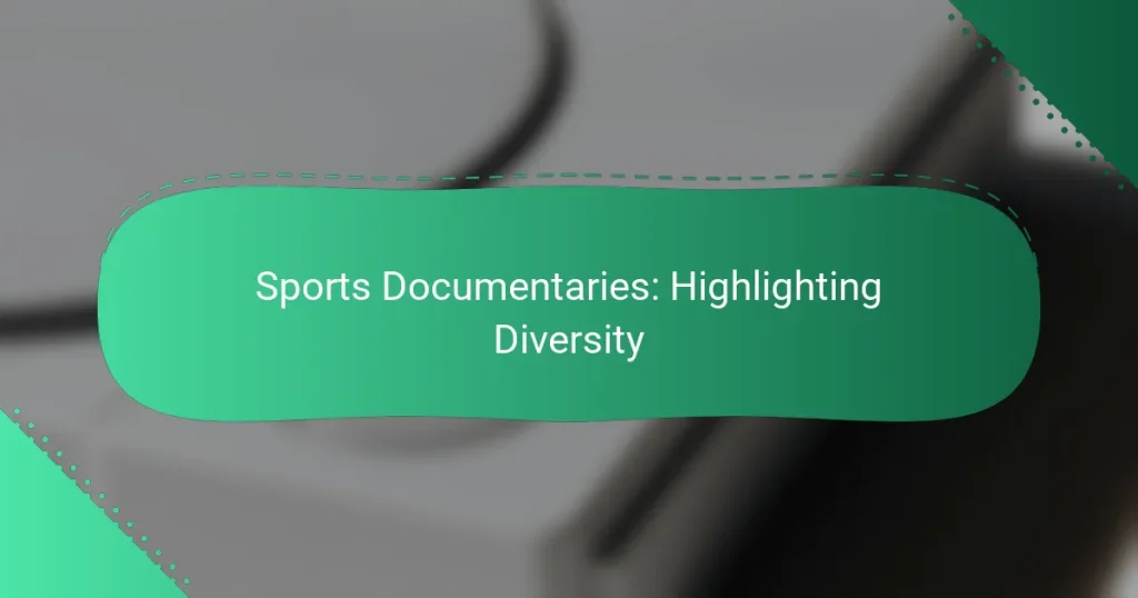 Sports Documentaries: Highlighting Diversity