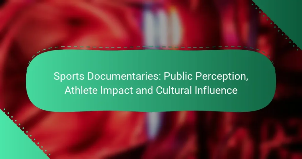 Sports Documentaries: Public Perception, Athlete Impact and Cultural Influence