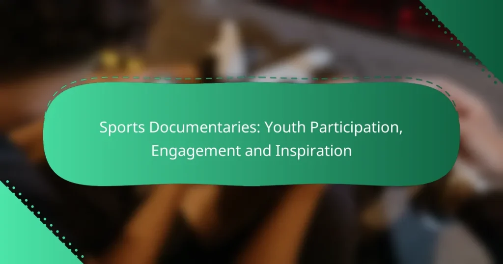 Sports Documentaries: Youth Participation, Engagement and Inspiration